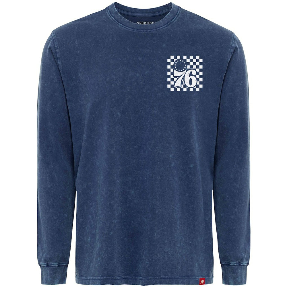 Philadelphia 76ers Sportiqe Men's Bono Long Sleeve T-Shirt On Sale