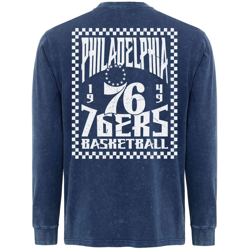 Philadelphia 76ers Sportiqe Men's Bono Long Sleeve T-Shirt On Sale