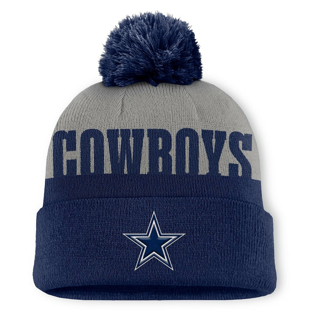 Dallas Cowboys Fanatics Punter Cuffed Knit Hat with Pom