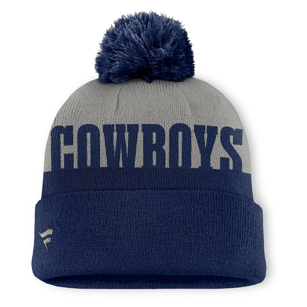 Dallas Cowboys Fanatics Punter Cuffed Knit Hat with Pom