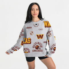 Washington Commanders  Gameday Couture Women's Always On Repeat Fleece Sweatshirt