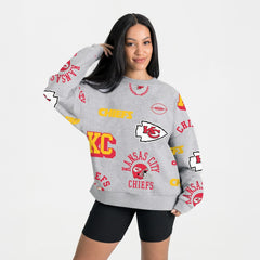 Kansas City Chiefs  Gameday Couture Women's Always On Repeat Fleece Sweatshirt