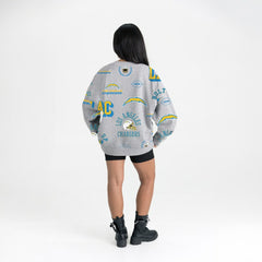 Los Angeles Chargers  Gameday Couture Women's Always On Repeat Fleece Sweatshirt