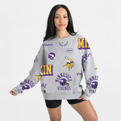 Minnesota Vikings  Gameday Couture Women's Always On Repeat Fleece Sweatshirt