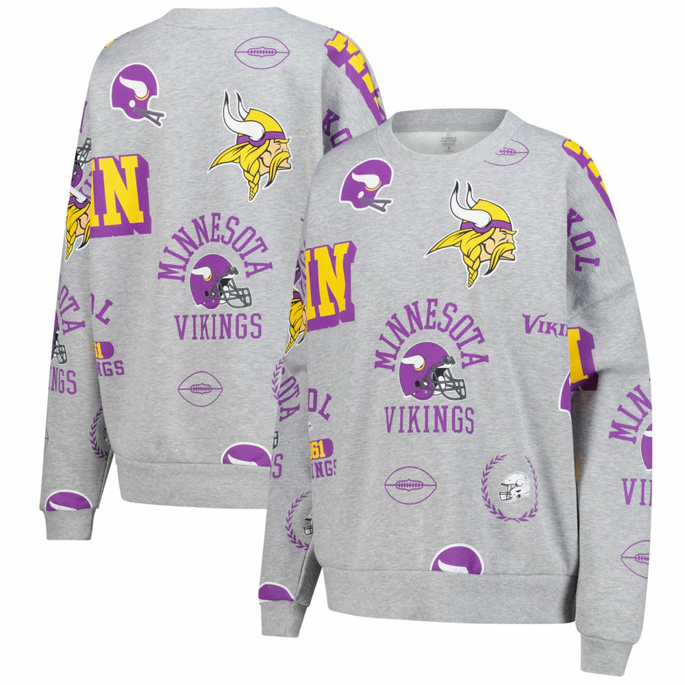 Minnesota Vikings  Gameday Couture Women's Always On Repeat Fleece Sweatshirt