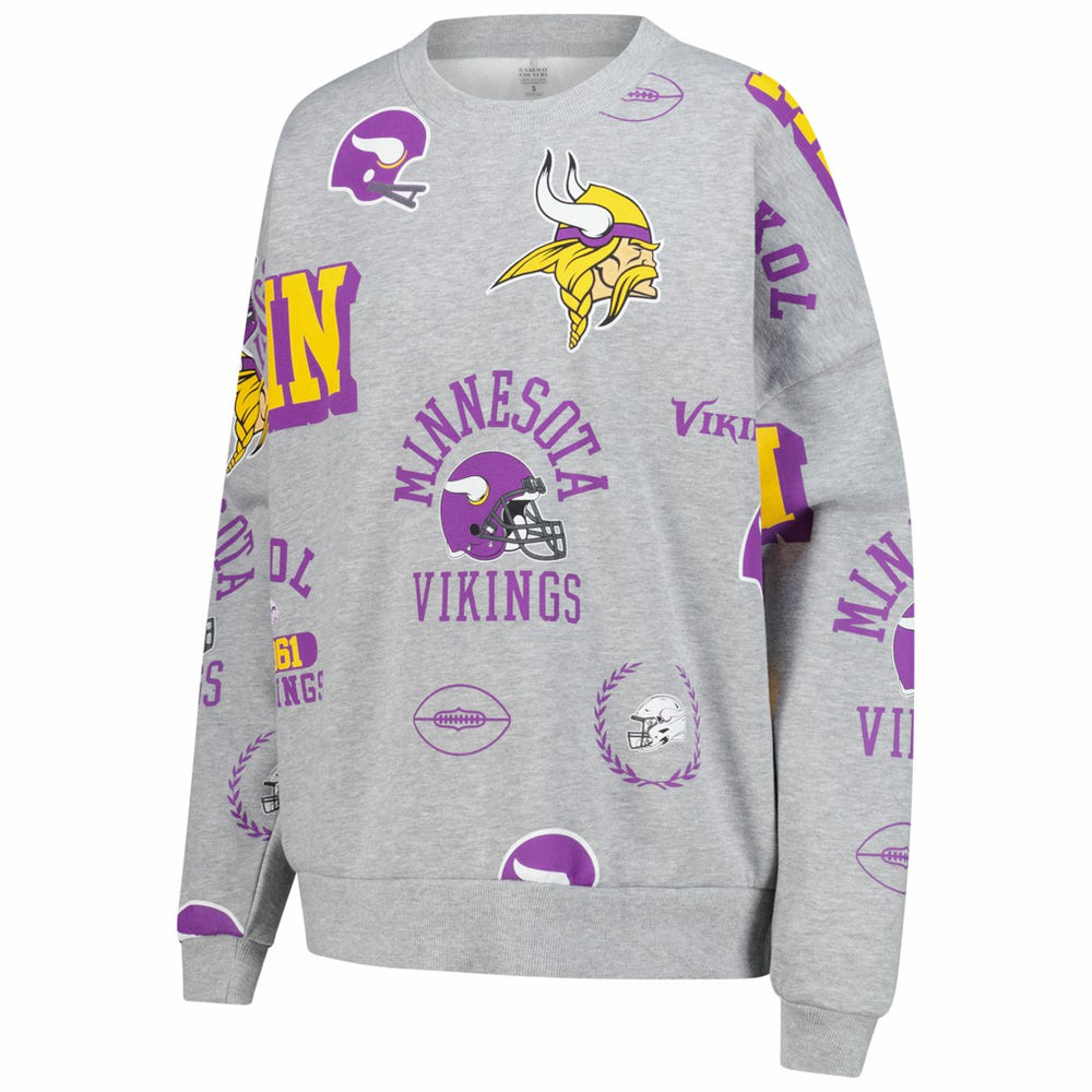 Minnesota Vikings  Gameday Couture Women's Always On Repeat Fleece Sweatshirt