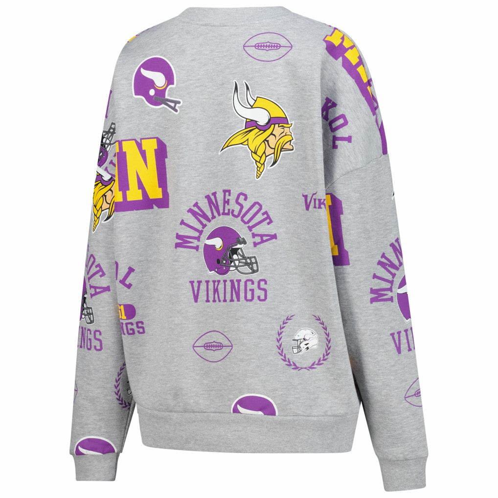 Minnesota Vikings  Gameday Couture Women's Always On Repeat Fleece Sweatshirt