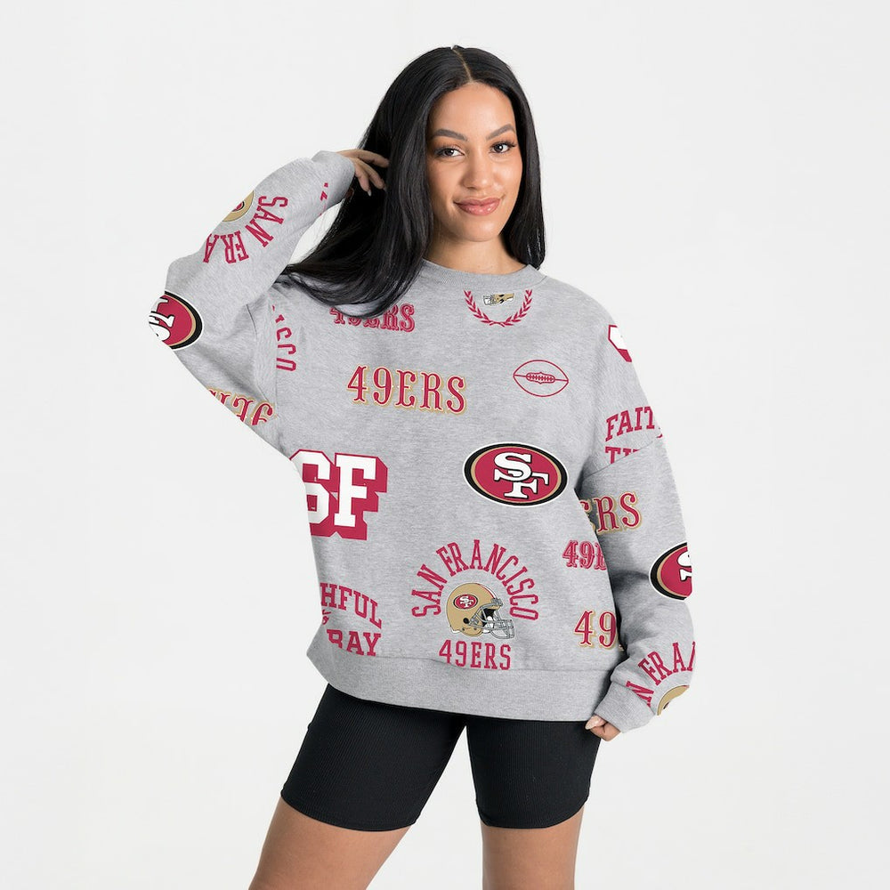 San Francisco 49ers  Gameday Couture Women's Always On Repeat Fleece Sweatshirt