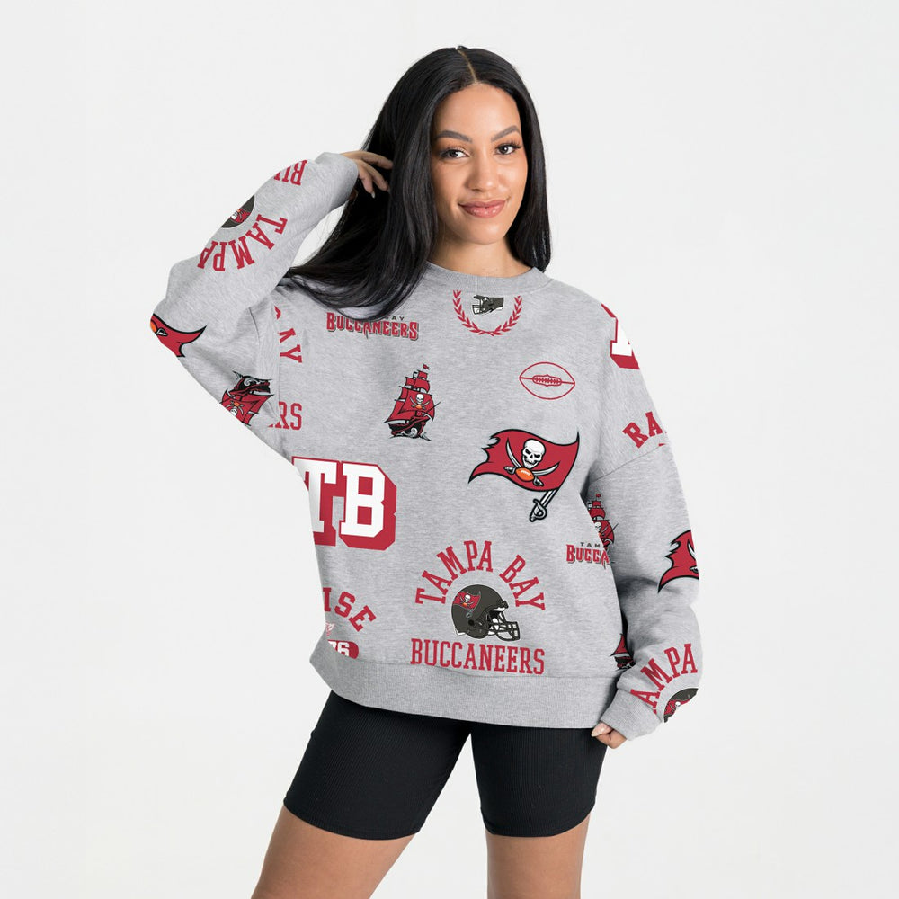 Tampa Bay Buccaneers  Gameday Couture Women's Always On Repeat Fleece Sweatshirt