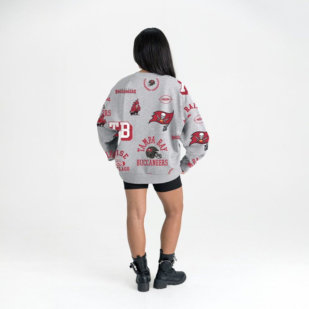 Tampa Bay Buccaneers  Gameday Couture Women's Always On Repeat Fleece Sweatshirt