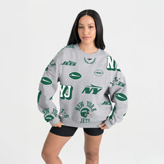 New York Jets  Gameday Couture Women's Always On Repeat Fleece Sweatshirt