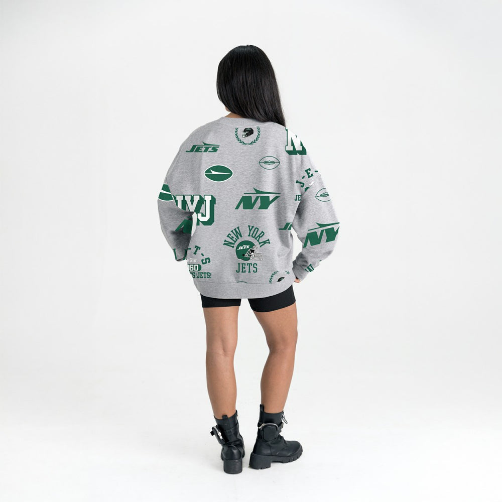 New York Jets  Gameday Couture Women's Always On Repeat Fleece Sweatshirt