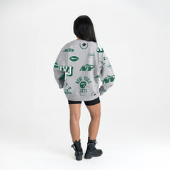 New York Jets  Gameday Couture Women's Always On Repeat Fleece Sweatshirt