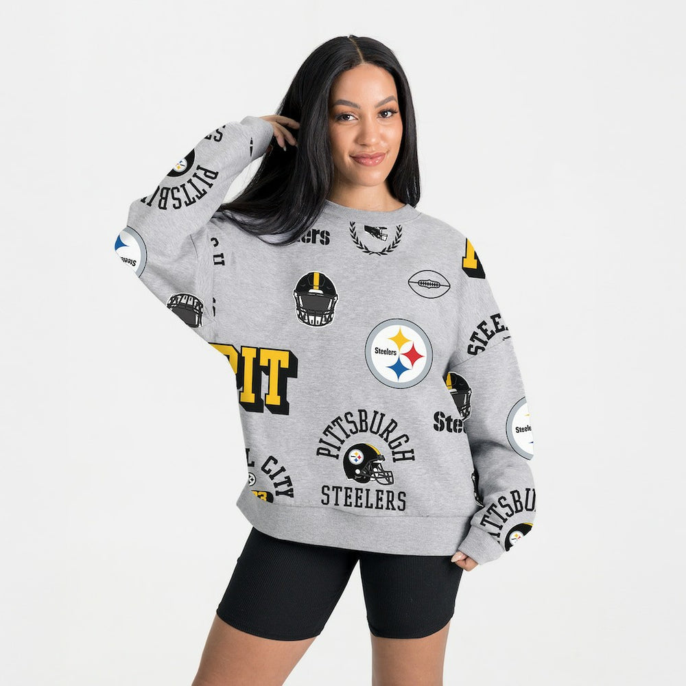 Pittsburgh Steelers  Gameday Couture Women's Always On Repeat Fleece Sweatshirt