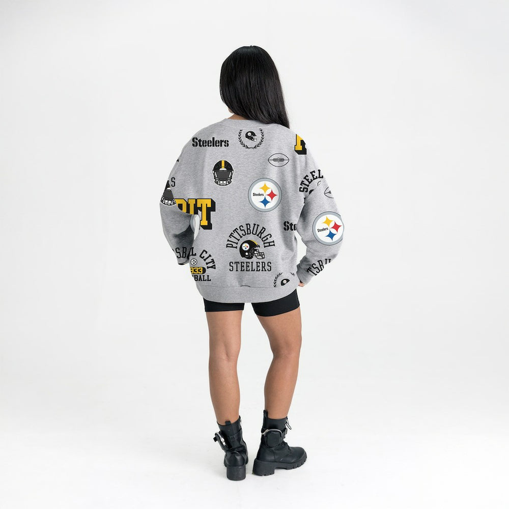 Pittsburgh Steelers  Gameday Couture Women's Always On Repeat Fleece Sweatshirt