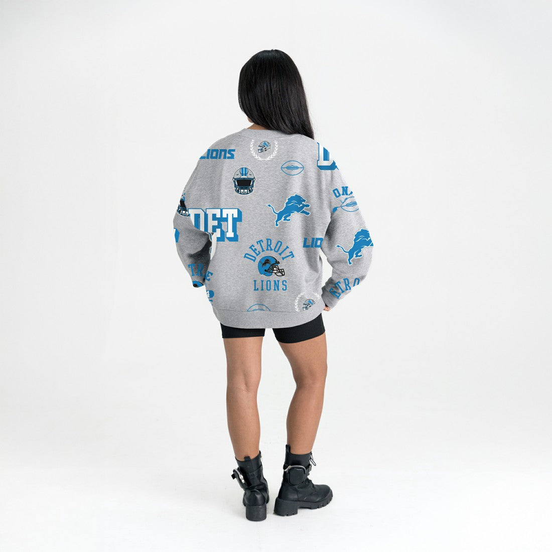 Detroit Lions  Gameday Couture Women's Always On Repeat Fleece Sweatshirt
