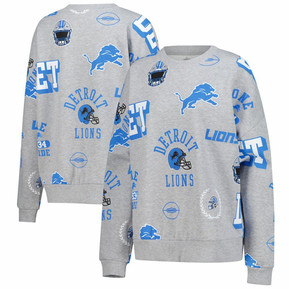 Detroit Lions  Gameday Couture Women's Always On Repeat Fleece Sweatshirt