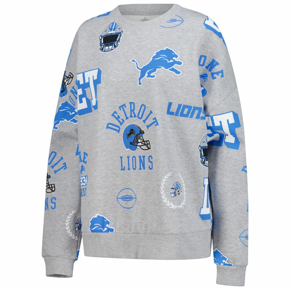 Detroit Lions  Gameday Couture Women's Always On Repeat Fleece Sweatshirt