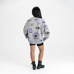 Baltimore Ravens  Gameday Couture Women's Always On Repeat Fleece Sweatshirt