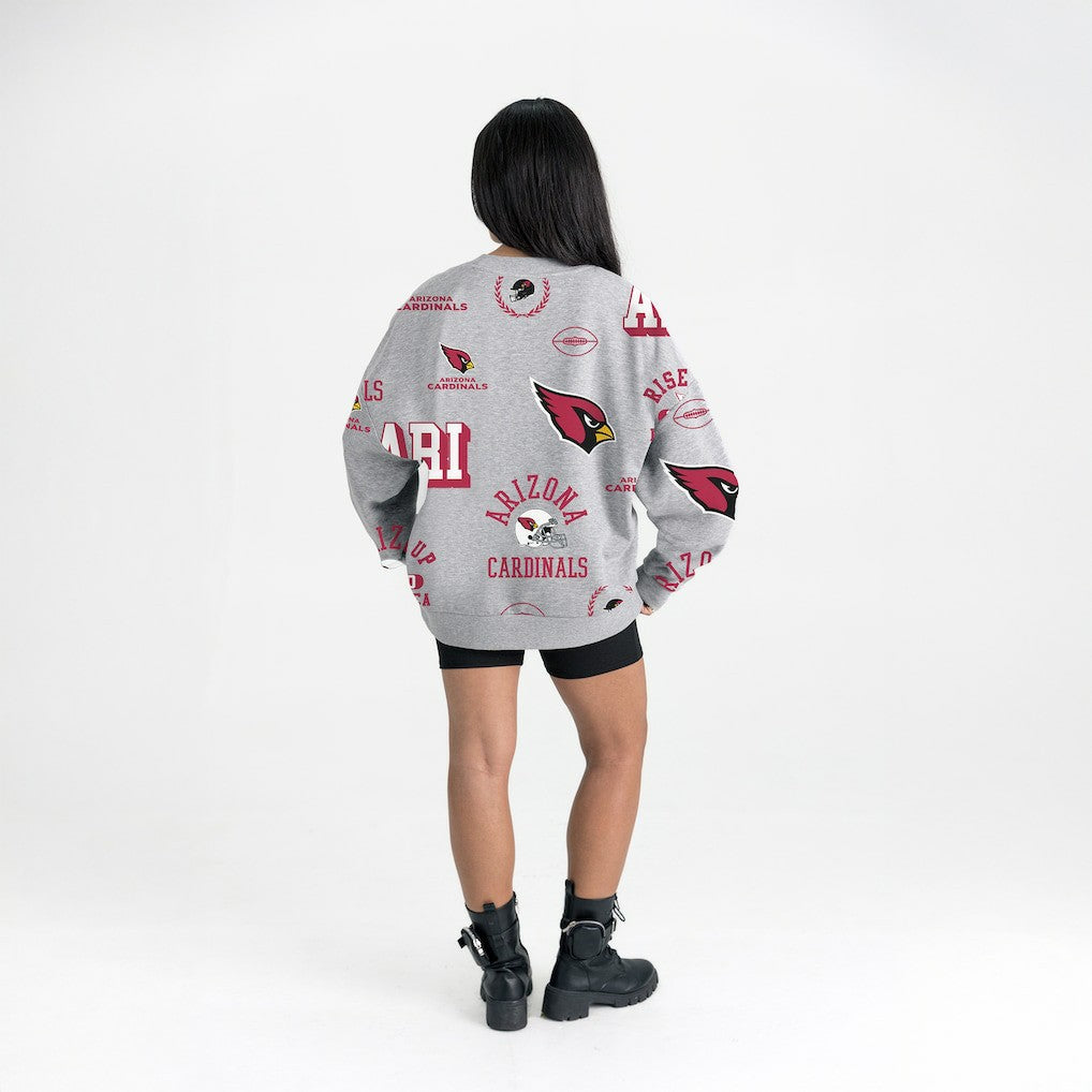 Arizona Cardinals  Gameday Couture Women's Always On Repeat Fleece Sweatshirt