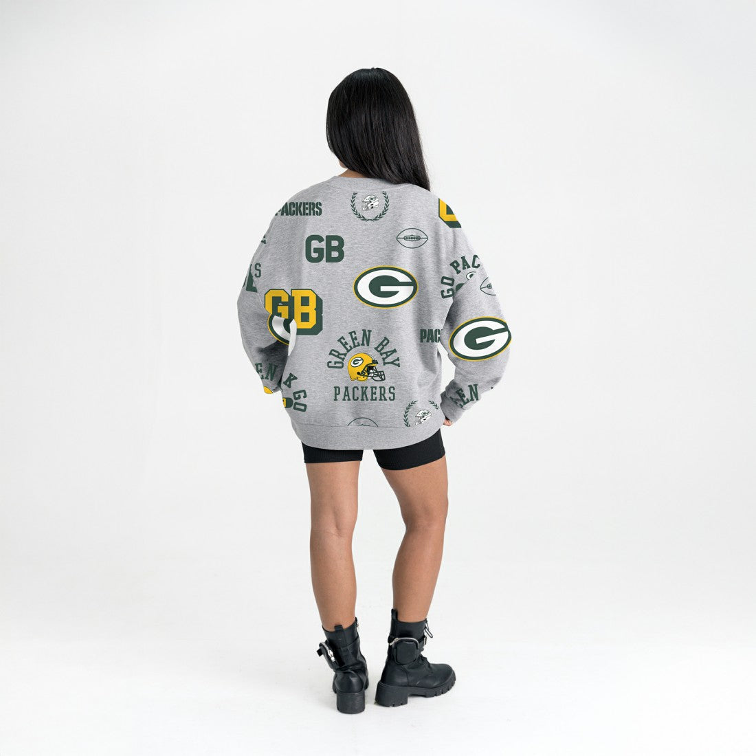 Green Bay Packers  Gameday Couture Women's Always On Repeat Fleece Sweatshirt
