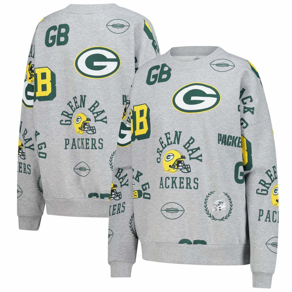 Green Bay Packers  Gameday Couture Women's Always On Repeat Fleece Sweatshirt