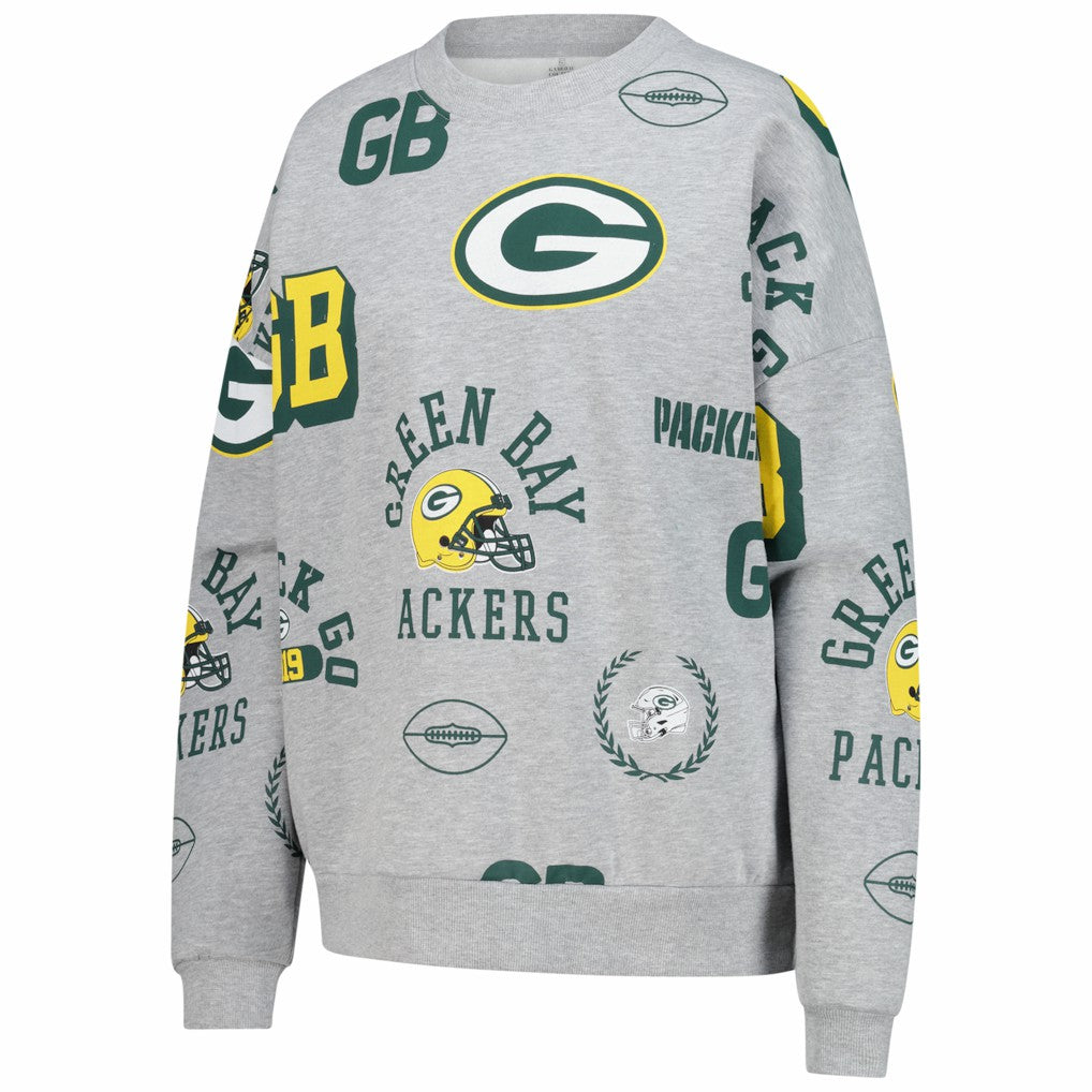 Green Bay Packers  Gameday Couture Women's Always On Repeat Fleece Sweatshirt