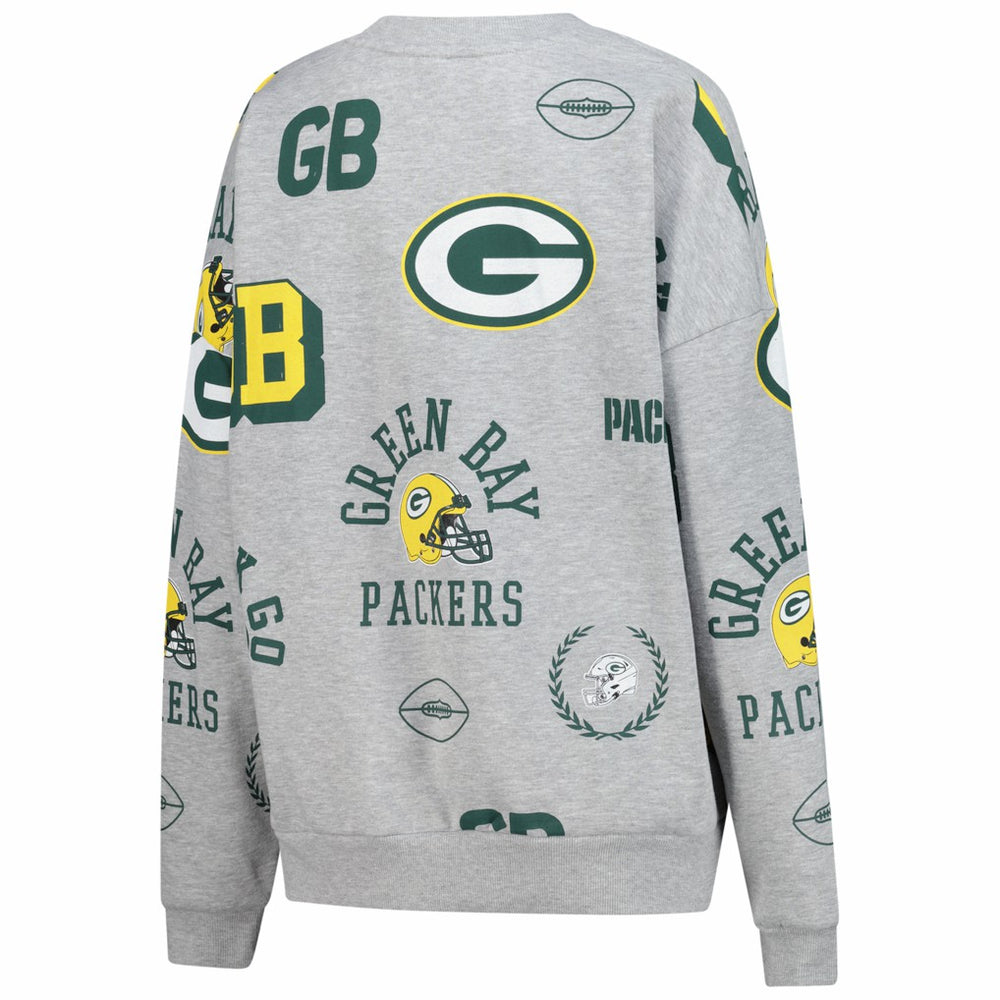Green Bay Packers  Gameday Couture Women's Always On Repeat Fleece Sweatshirt