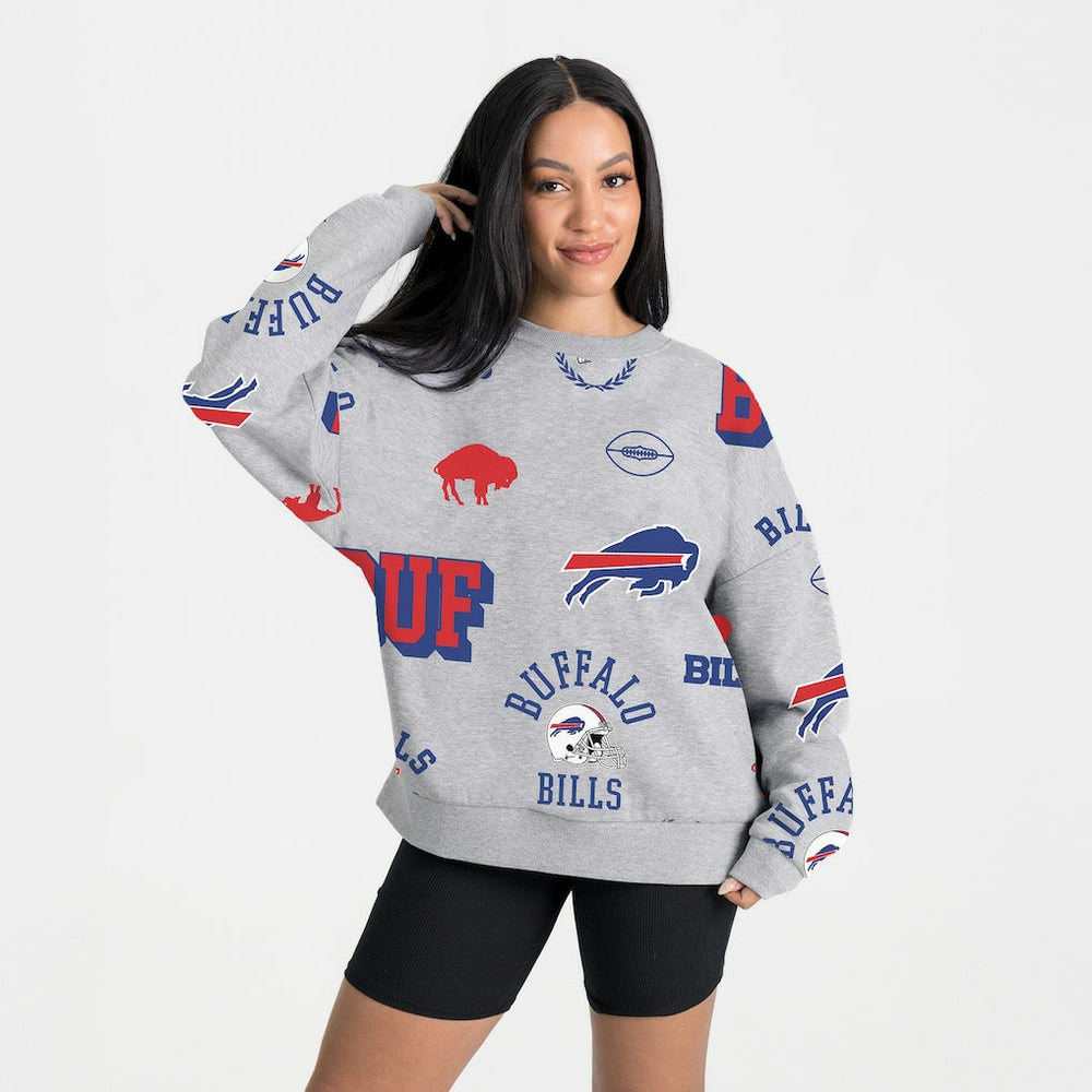 Buffalo Bills  Gameday Couture Women's Always On Repeat Fleece Sweatshirt