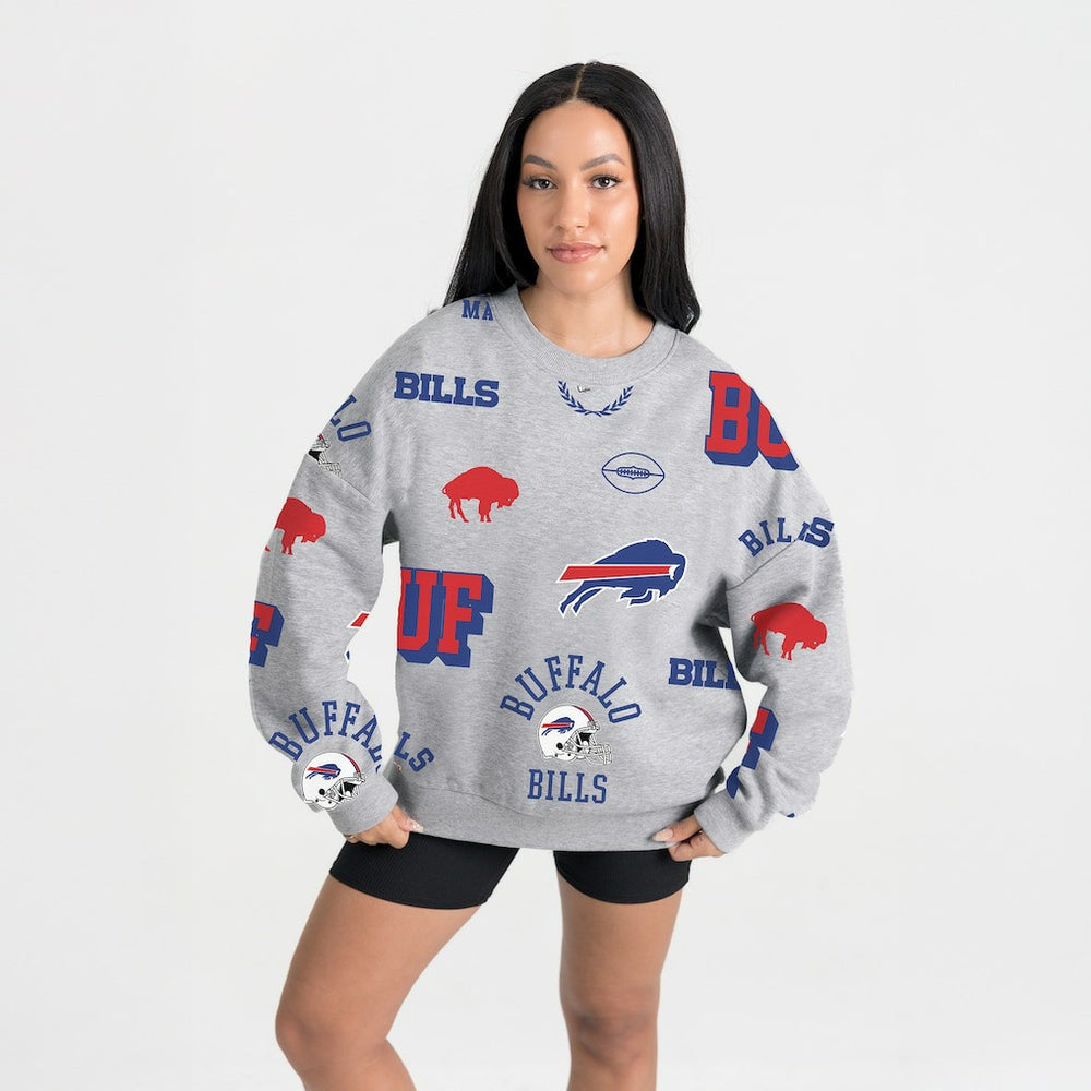 Buffalo Bills  Gameday Couture Women's Always On Repeat Fleece Sweatshirt