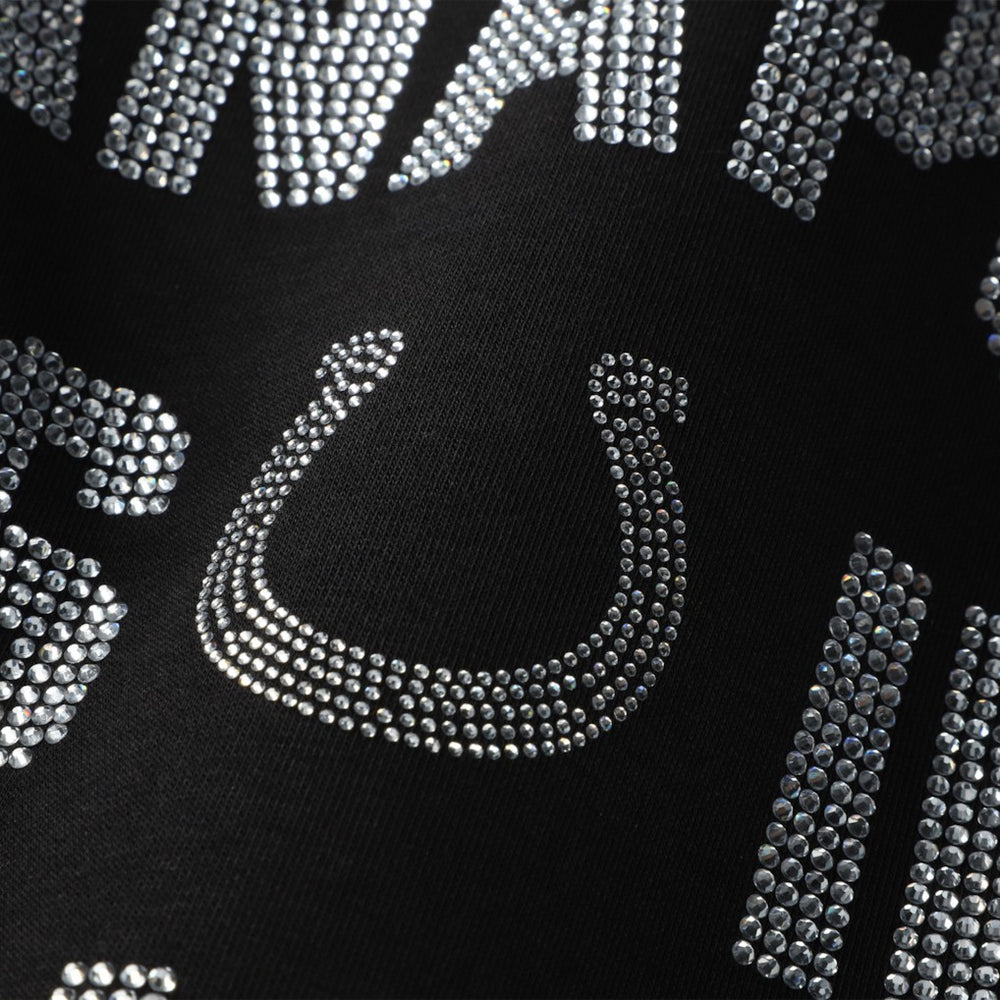 Indianapolis Colts  Gameday Couture Women's Oversized Hype Era Rhinestone Text Sweatshirt