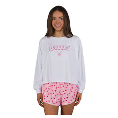 Chicago Bulls Concepts Sport Women's Lyric Long Sleeve Top & Shorts Set discount For Sale
