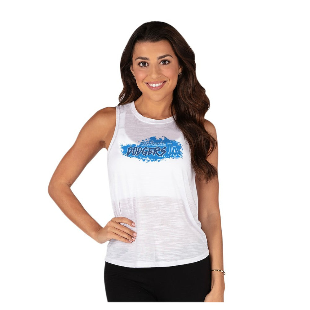 Los Angeles Dodgers Concepts Sport Women's Infuse Slub Tank Top | MLB Online