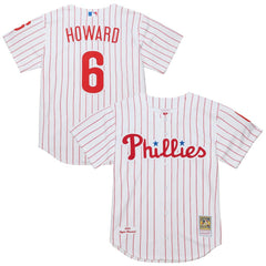 Ryan Howard Philadelphia Phillies Mitchell & Ness Cooperstown Collection Authentic Jersey – White | MLB Outlet