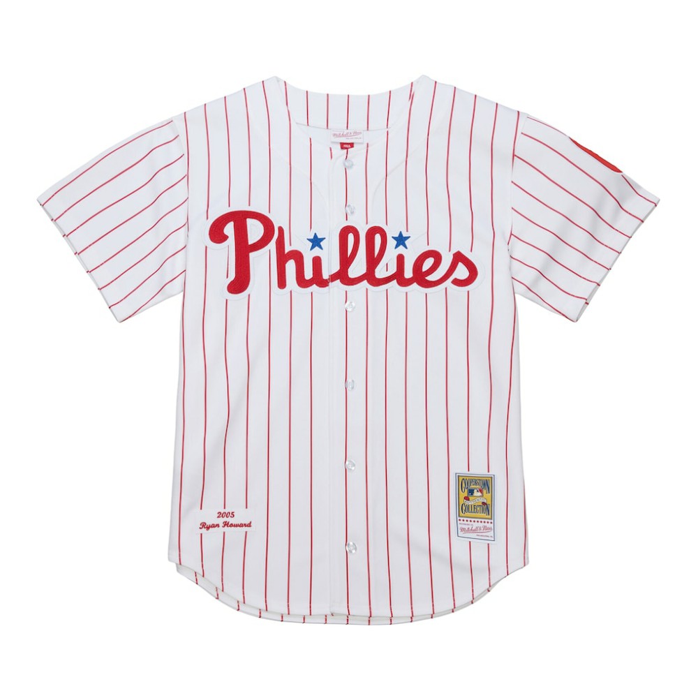 Ryan Howard Philadelphia Phillies Mitchell & Ness Cooperstown Collection Authentic Jersey – White | MLB Outlet