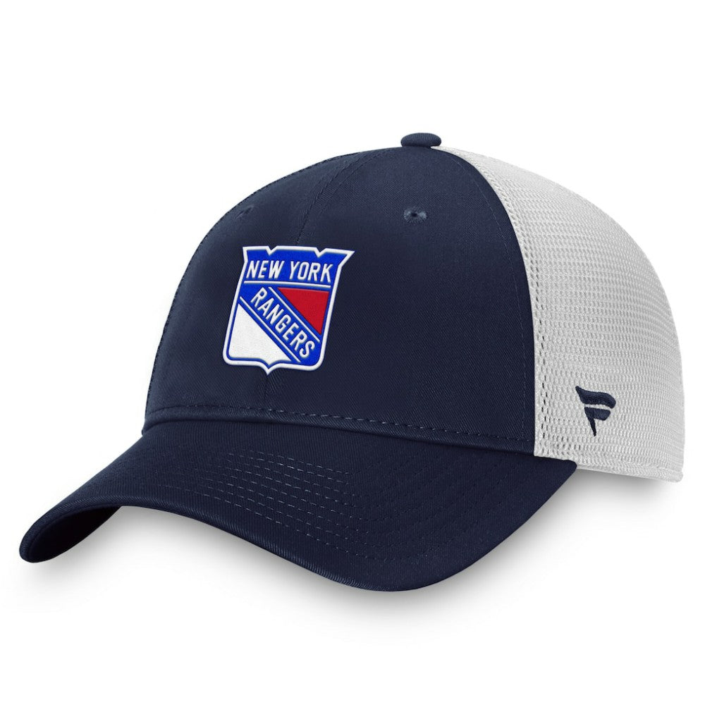 New York Rangers Fanatics Core Primary Logo Trucker Adjustable Hat Sale