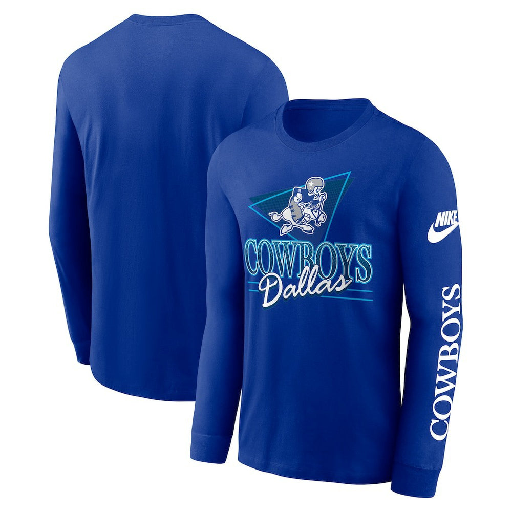 Dallas Cowboys Nike Rewind Long Sleeve T-Shirt