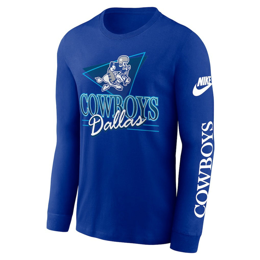 Dallas Cowboys Nike Rewind Long Sleeve T-Shirt