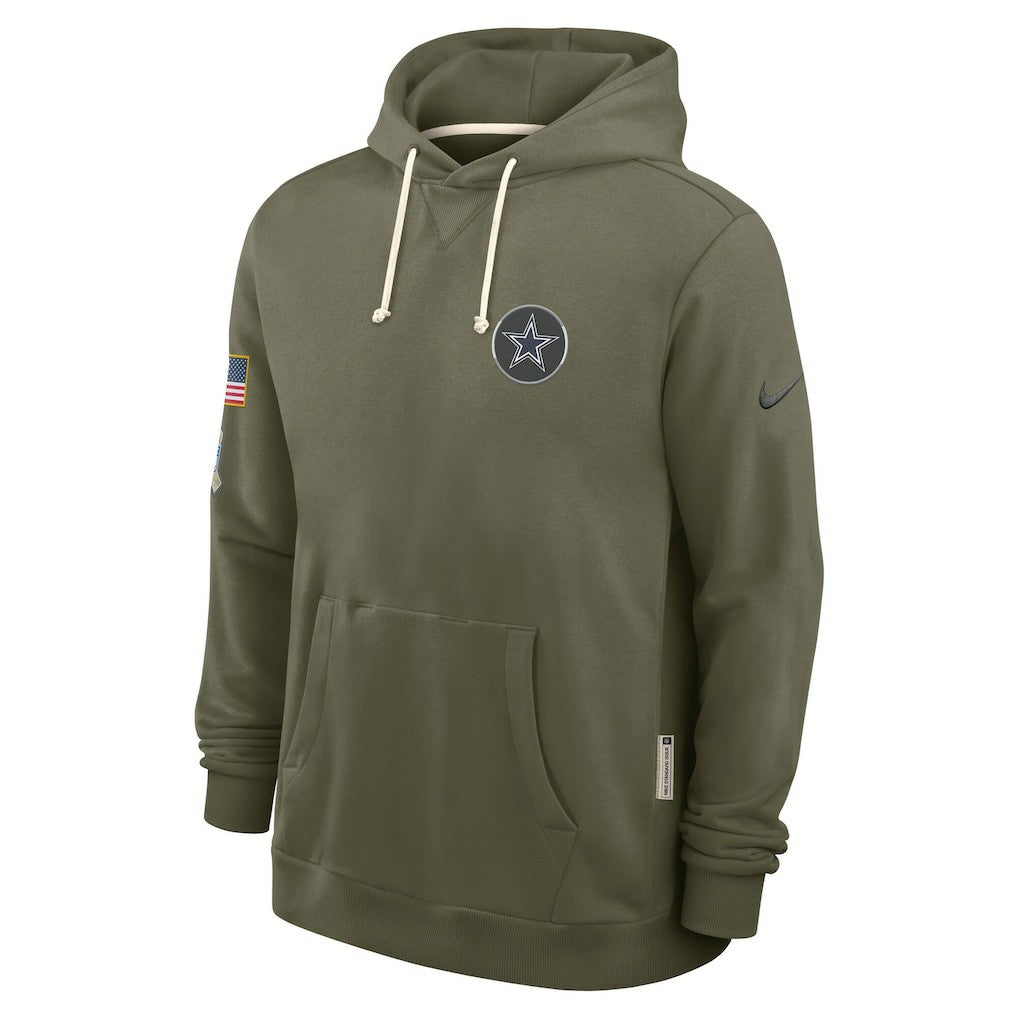 Dallas Cowboys Nike 2025 Salute to Service Sideline Standard Issue Dri-FIT Hoodie