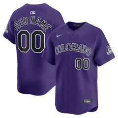Colorado Rockies Nike Alternate Limited Custom Jersey | MLB Sale