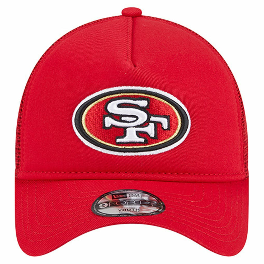 San Francisco 49ers New Era Preschool Main A-Frame 9FORTY Adjustable Hat