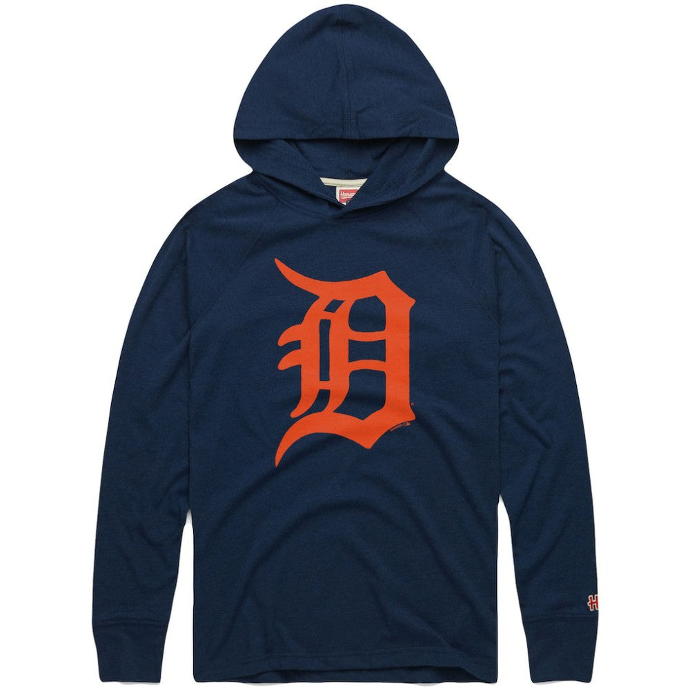 Detroit Tigers Homage Lightweight Raglan Tri-Blend Pullover Hoodie | MLB Shop