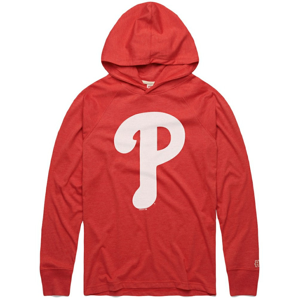 Philadelphia Phillies Homage Lightweight Raglan Tri-Blend Pullover Hoodie | MLB Shop