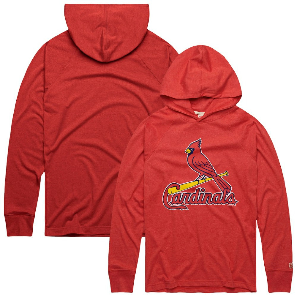 St. Louis Cardinals Homage Lightweight Raglan Tri-Blend Pullover Hoodie | MLB Near me