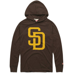 San Diego Padres Homage Lightweight Raglan Tri-Blend Pullover Hoodie | MLB New