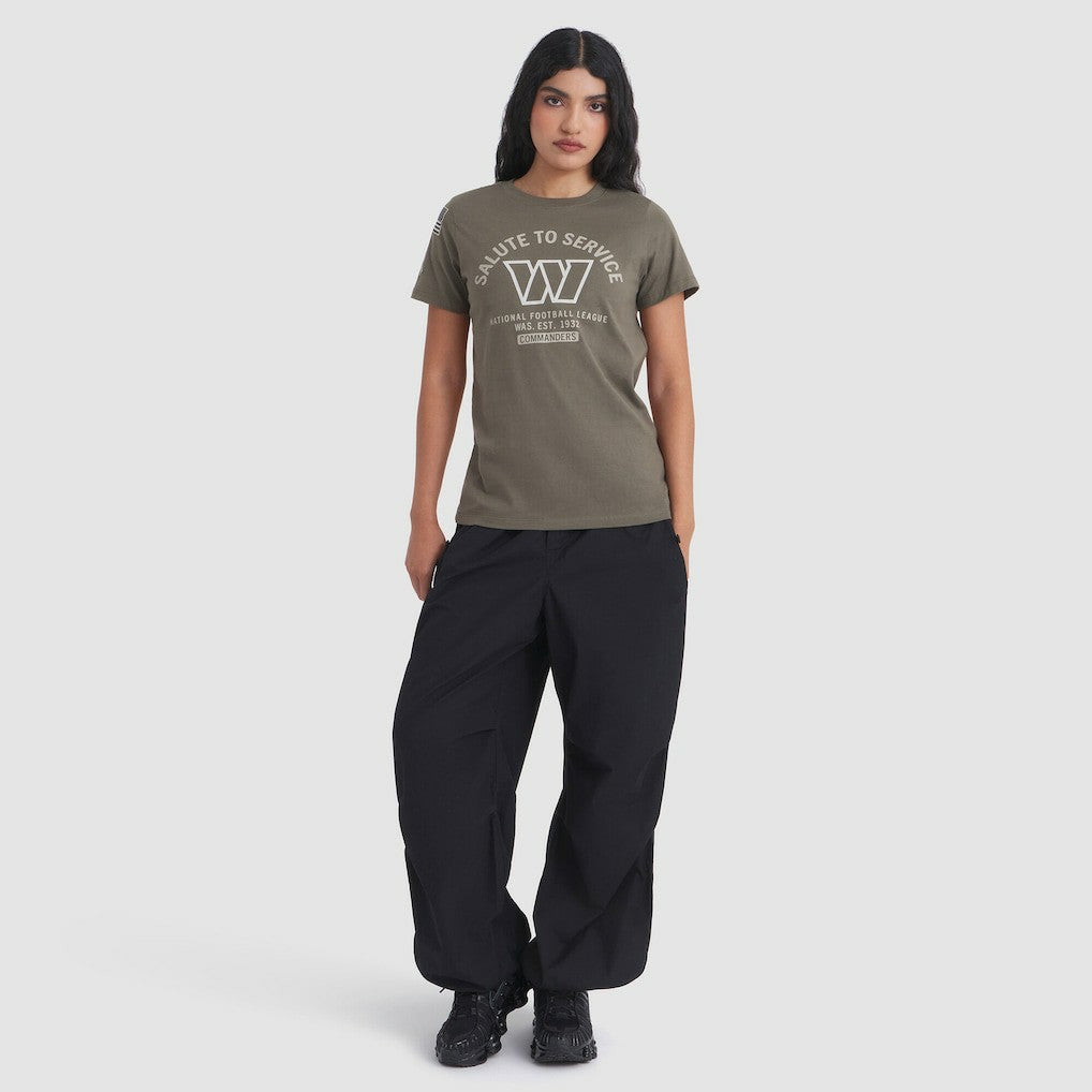 Washington Commanders Nike Women's 2025 Salute to Service Sideline T-Shirt