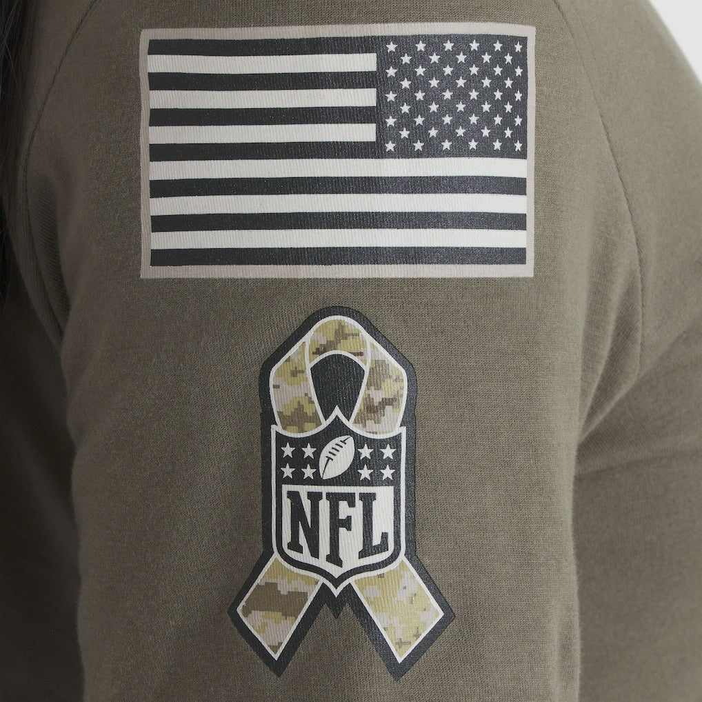 Houston Texans Nike Women's 2025 Salute to Service Sideline T-Shirt