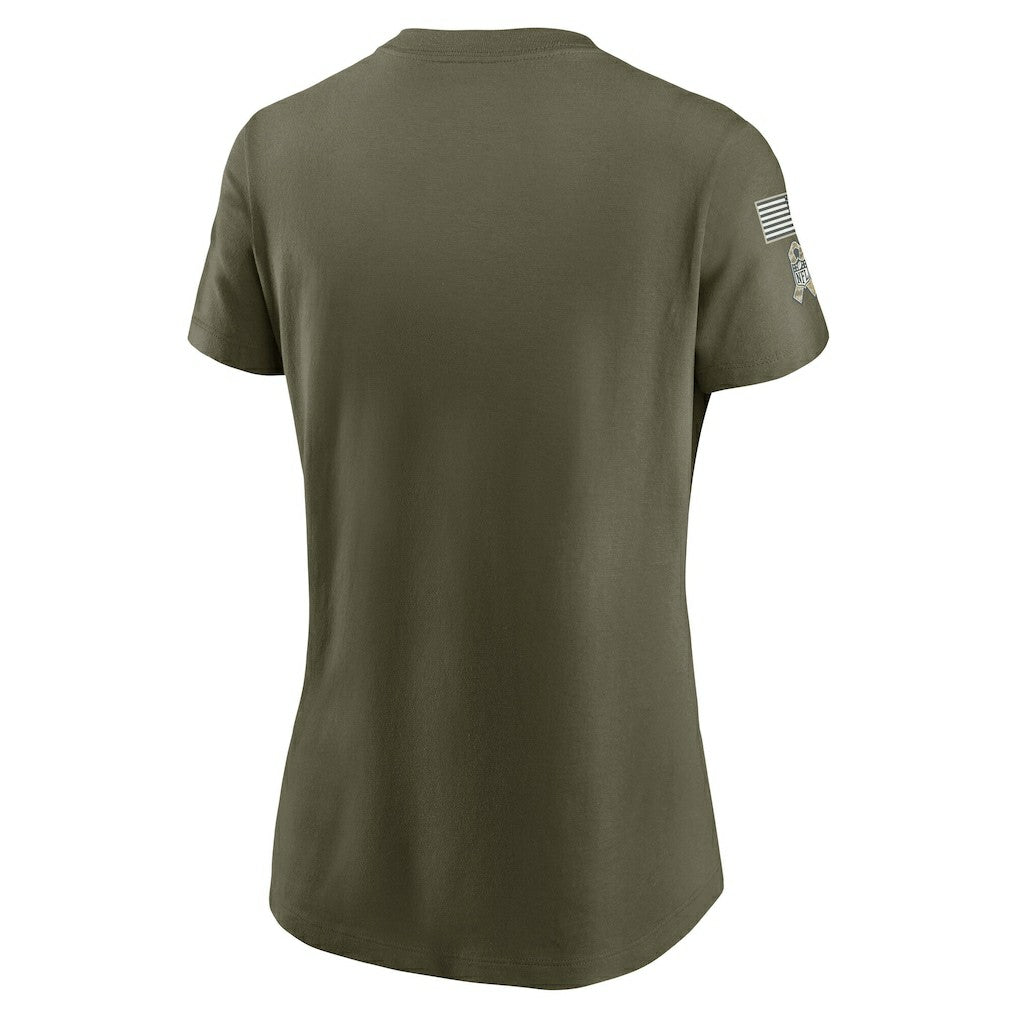 Philadelphia Eagles Nike Women's 2025 Salute to Service Sideline T-Shirt