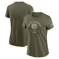 Pittsburgh Steelers Nike Women's 2025 Salute to Service Sideline T-Shirt
