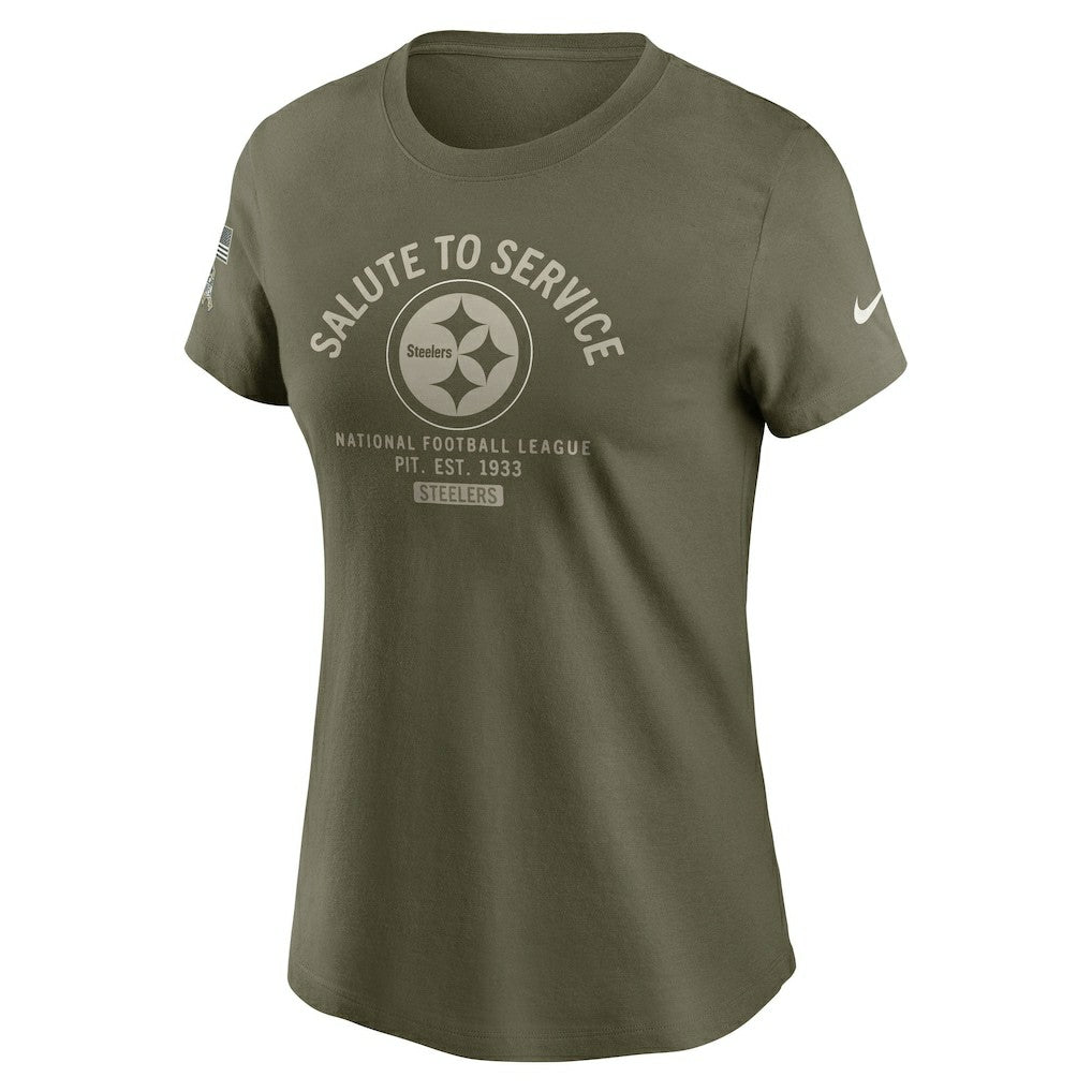 Pittsburgh Steelers Nike Women's 2025 Salute to Service Sideline T-Shirt